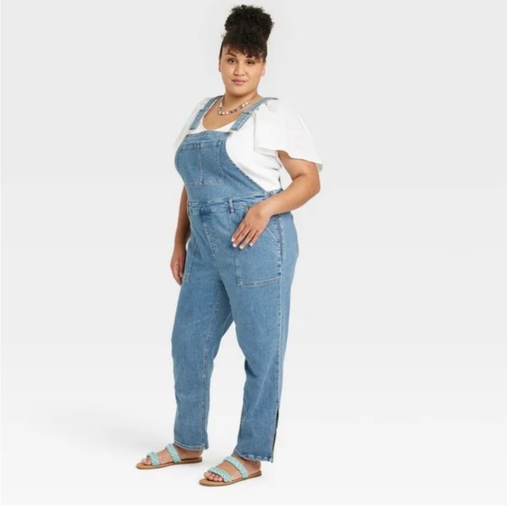 Women's Blue Denim Overalls